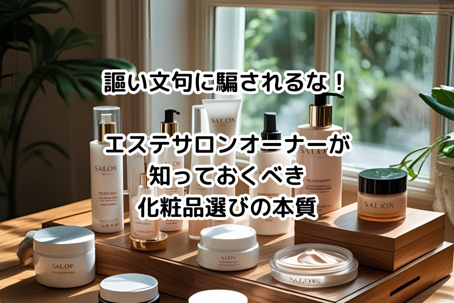 謳い文句に騙されるな！エステサロンオーナーが知っておくべき化粧品選びの本質